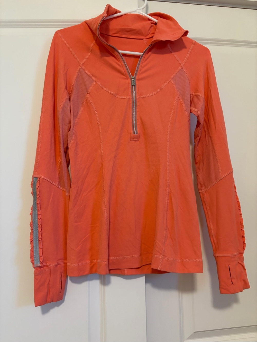 lululemon athletica Coral Zip-Hood Long-Sleeve Pullover